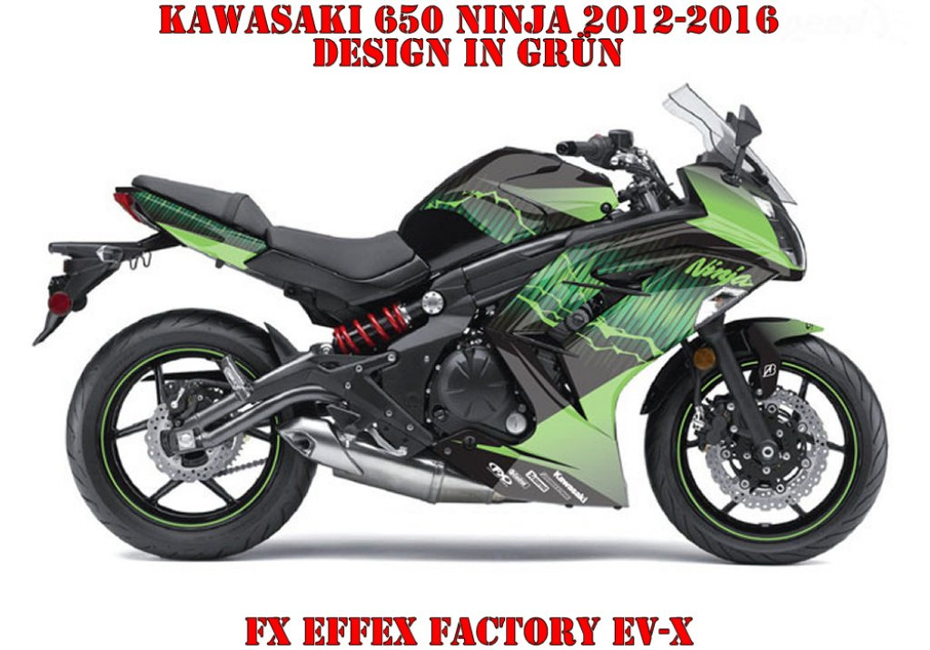 EV-X Grün für Kawasaki Ninja 650 2012-2016